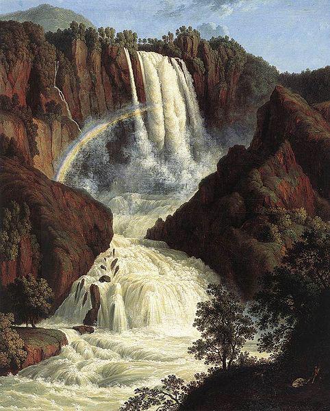 Jacob Philipp Hackert The Waterfalls at Terni Germany oil painting art